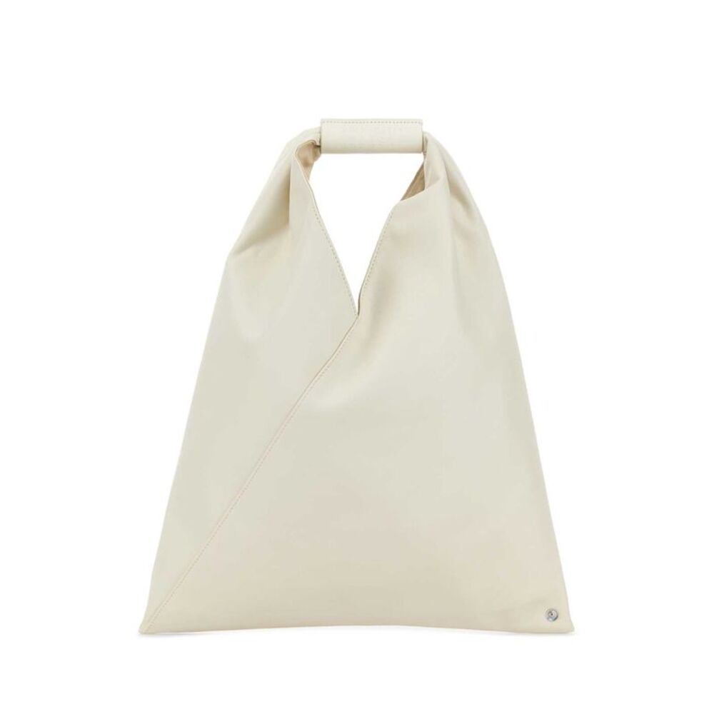 Mm6 Maison Margiela Women White Synthetic Leather Small Japanese Handbag